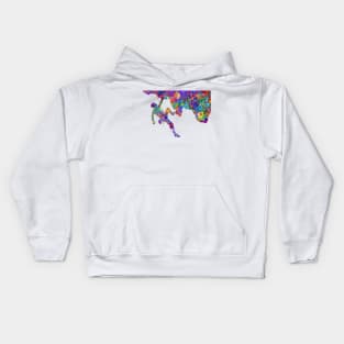 Climber watercolor Kids Hoodie